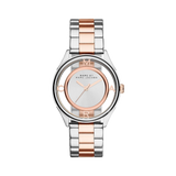 Buy Shop Marc Jacobs Tether Transparent White Dial Two Tone Steel Strap Watch for Women - MBM3436 USA Online