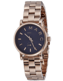 Buy Shop Marc Jacobs Baker Navy Blue Dial Rose Gold Steel Strap Watch for Women - MBM3332 USA Online
