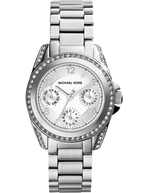 Buy Shop Michael Kors Blair Silver Dial SIlver Steel Strap Watch for Women - MK5612 USA Online