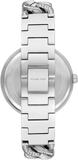 Buy Shop Michael Kors Catelyn Quartz Crystals Silver Dial Silver Steel Strap Watch For Women - MK4675 USA Online