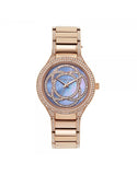 Buy Shop Michael Kors Kerry Purple Dial Rose Gold Stainless Steel Strap Watch for Women - MK3482 USA Online
