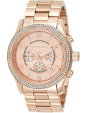 Buy Shop Michael Kors Dylan Rose Gold Dial Rose Gold Steel Strap Watch for Women - MK5576 USA Online