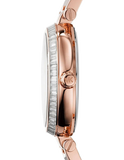 Buy Shop Michael Kors Skylar Quartz Rose Gold Dial Rose Gold Steel Strap Watch For Women - MK5971 USA Online