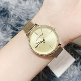Buy Shop Michael Kors Darci Quartz Gold Dial Gold Mesh Strap Watch for Women - MK7121 USA Online
