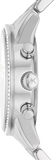 Buy Shop Michael Kors Ritz Chronograph Crystals Silver Dial Silver Steel Strap Watch For Women - MK7301 USA Online