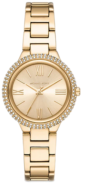 Buy Shop Michael Kors Taryn Quartz Gold Dial Gold Steel Strap Watch For Women - MK4459 USA Online