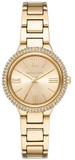 Buy Shop Michael Kors Taryn Quartz Gold Dial Gold Steel Strap Watch For Women - MK4459 USA Online
