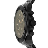 Buy Shop Fossil Bronson Chronograph Black Dial Black Steel Strap Watch for Men - FS5876 USA Online