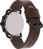 Buy Shop Fossil Commuter Chronograph Black Dial Brown Leather Strap Watch for Men - FS5403 USA Online