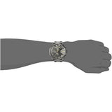 Diesel Mega Chief Chronograph Grey Dial Grey Steel Strap Watch For Men - DZ4466