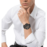 Buy Shop Diesel Big Daddy Chronograph Black Dial Black Steel Strap Watch For Men - DZ7312 USA Online