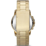 Buy Shop Fossil Grant Chronograph Black Dial Gold Steel Strap Watch for Men - FS4815 USA Online