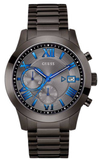 Buy Shop Guess Atlas Quartz Grey Dial Grey Steel Strap Watch For Men - W0668G2 USA Online