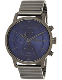 Buy Shop Hugo Boss Architectural Blue Dial Grey Steel Strap Watch for Men - 1513574 USA Online