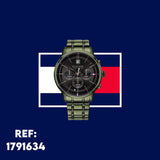 Buy Shop Tommy Hilfiger Quartz Black Dial Black Steel Strap Watch for Men - 1791634 USA Online