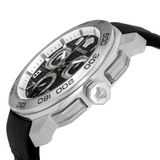 Buy Shop Versace Dylos Analog Black Dial Black Leather Strap Watch for Men - VQC010015 USA Online