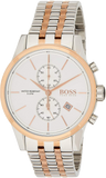 Hugo Boss Jet Silver Dial Two Tone Steel Strap Watch for Men - 1513385