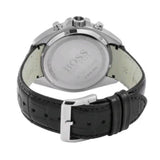 Buy Shop Hugo Boss Casual Chronograph Silver Dial Black Leather Strap Watch For Men - HB1512880 USA Online