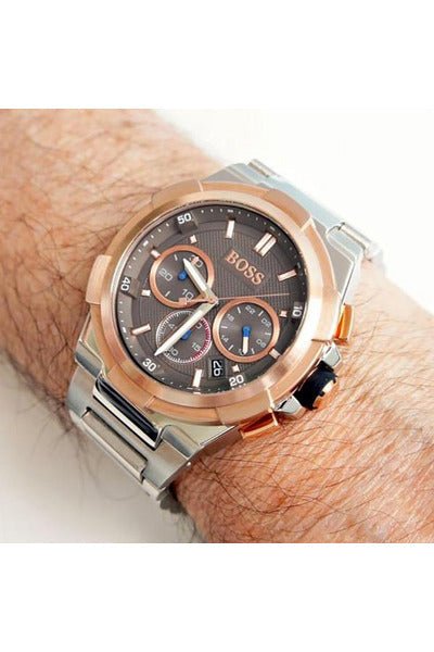 Buy Shop Hugo Boss Supernova Grey Dial Silver Steel Strap Watch for Men - 1513362 USA Online