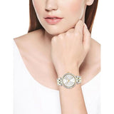 Buy Shop Michael Kors Darci Silver Dial Two Tone Steel Strap Watch for Women - MK3405 USA Online