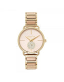 Buy Shop Michael Kors Portia Rose Gold Dial Two Tone Steel Strap Watch for Women - MK3706 USA Online