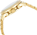 Buy Shop Michael Kors Runway Gold Dial Gold Steel Strap Watch for Women - MK5575 USA Online