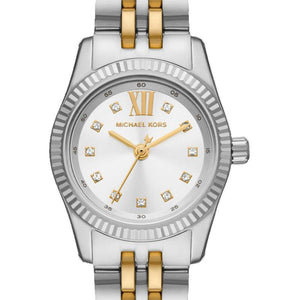 Buy Shop Michael Kors Lexington Analog Silver Dial Two Tone Steel Strap Watch for Women - MK4740 USA Online