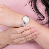 Buy Shop Guess Whisper Silver Dial Silver Mesh Bracelet Watch for Women - W1084L1 USA Online