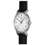 Buy Shop Tissot Everytime Small White Dial Black Leather Strap Watch For Women - T109.210.16.032.00 USA Online