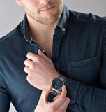 Buy Shop Hugo Boss Oxygen Chronograph Blue Dial Silver Steel Strap Watch for Men - 1513597 USA Online