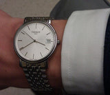 Buy Shop Tissot T Classic Desire Silver Dial Silver Mesh Bracelet Watch for Men - T52.1.481.31 USA Online