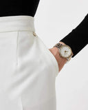 Buy Shop Michael Kors Pyper Three Hand White Dial Two Tone Steel Strap Watch For Women - MK4595 USA Online