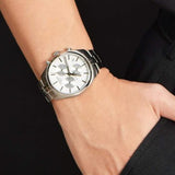 Buy Shop Tissot T Classic PR 100 Chronograph Silver Dial Silver Steel Strap Watch For Men - T101.417.11.031.00 USA Online