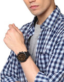 Buy Shop Fossil Bronson Chronograph Brown Dial Brown Leather Strap Watch for Men - FS5875 USA Online