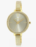 Buy Shop Michael Kors Jaryn Quartz Gold Dial Gold Steel Strap Watch For Women - MK3784 USA Online