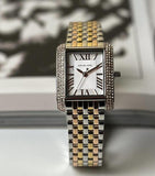 Buy Shop Michael Kors Emery Three-Hand White Dial Two Tone Steel Strap Watch for Women - MK4744 USA Online