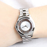 Buy Shop Marc Jacobs Henry White Dial Silver Steel Strap Watch for Women - MBM3291 USA Online