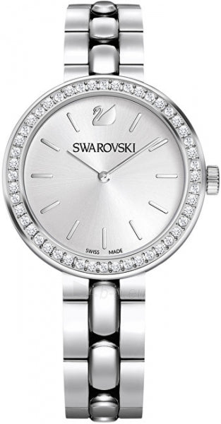 Buy Shop Swarovski Daytime Crystal Silver Dial Silver Steel Strap Watch for Women - 5095600 USA Online