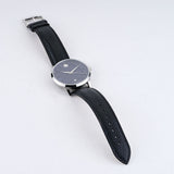 Buy Shop Movado 1881 Automatic Black Dial Black Leather Strap Watch for Men - 606873 USA Online