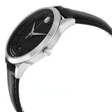 Buy Shop Movado 1881 Automatic Black Dial Black Leather Strap Watch for Men - 606873 USA Online