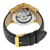 Buy Shop Movado 1881 Automatic Black Dial Black Leather Strap Watch For Men - 606875 USA Online