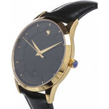 Buy Shop Movado 1881 Automatic Black Dial Black Leather Strap Watch For Men - 606875 USA Online
