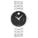 Buy Shop Movado 1881 Automatic Black Dial Silver Steel Strap Watch for Men - 606914 USA Online