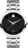 Buy Shop Movado 1881 Automatic Black Dial Silver Steel Strap Watch for Men - 606914 USA Online