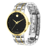 Buy Shop Movado 1881 Automatic Black Dial Two Tone Steel Strap Watch For Men - 0606916 USA Online