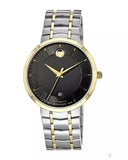 Buy Shop Movado 1881 Automatic Black Dial Two Tone Steel Strap Watch For Men - 0606916 USA Online