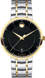 Buy Shop Movado 1881 Automatic Black Dial Two Tone Steel Strap Watch For Men - 0606916 USA Online