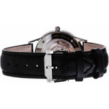 Buy Shop Movado 1881 Automatic Blue Dial Black Leather Strap Watch For Men - 606874 USA Online