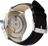 Buy Shop Movado 1881 Automatic Blue Dial Black Leather Strap Watch For Men - 606874 USA Online