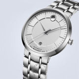 Buy Shop Movado 1881 Automatic Silver Dial Silver Steel Strap Watch for Men - 606915 USA Online